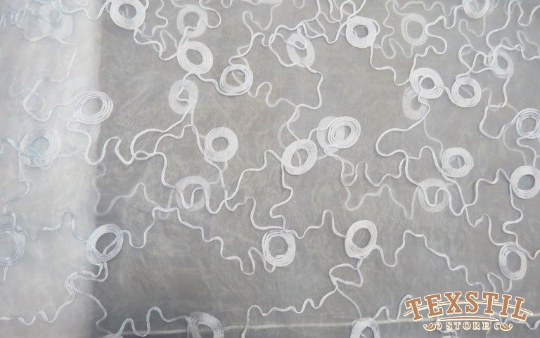 Тюль с рисунком