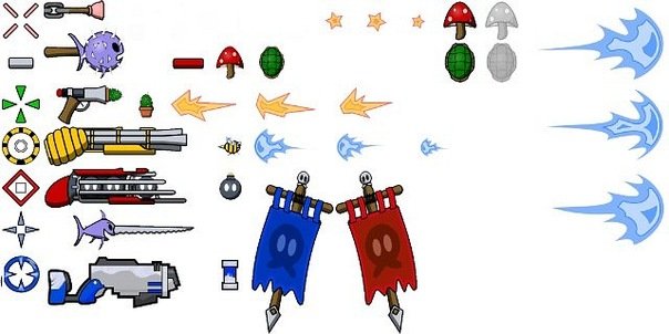 Teeworlds скины оружия