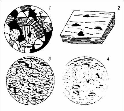 Полнокристаллическая структура горных пород