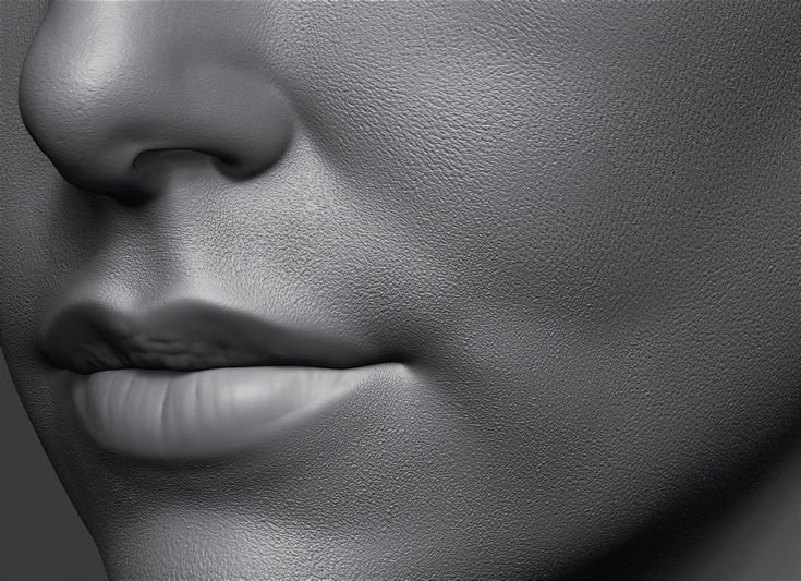 Губы Zbrush