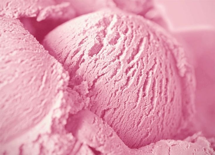 Мороженое розовый