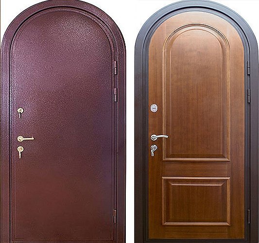 Арочные входные двери