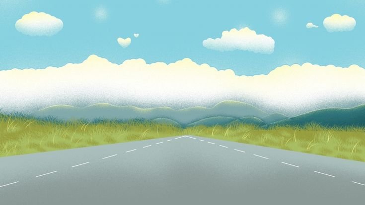 Дорога нарисованная