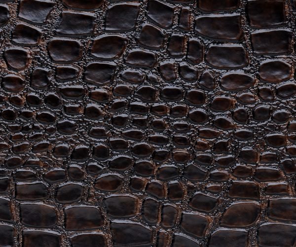 Кожа серебро Кайман