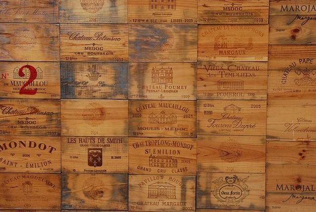 Деревянные ящики из под вина