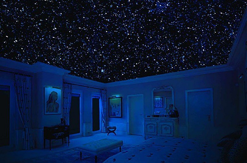Потолок Звёздное небо с мерцанием