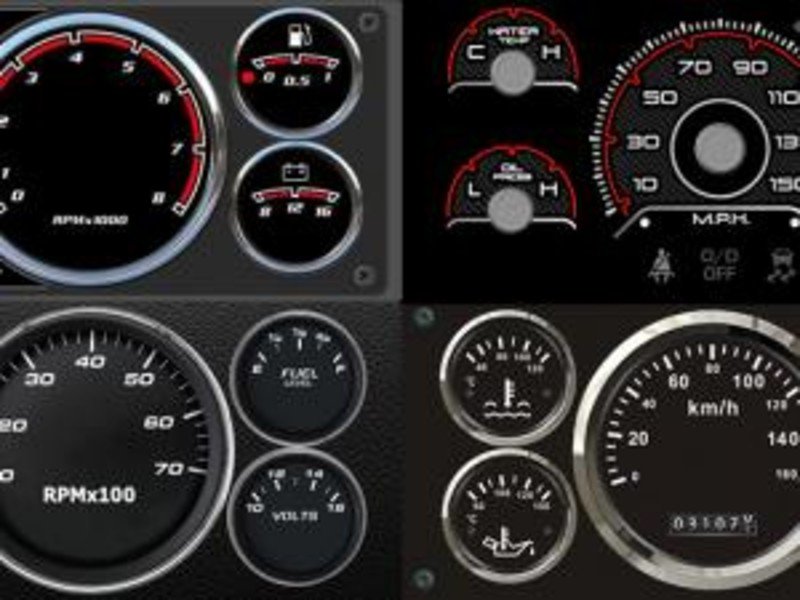 Текстура панели приборов