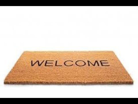 Коврик с надписью Welcome