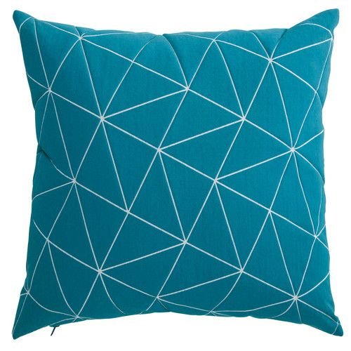 Текстура подушки синяя