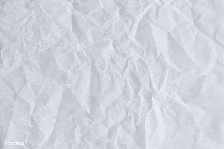 Белая мятая бумага