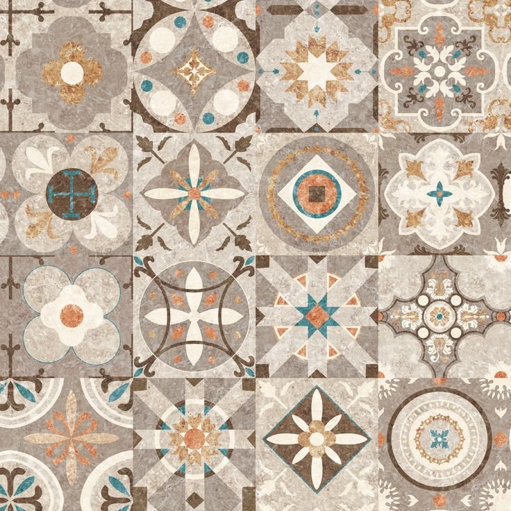 Age Art Ceramics Patchwork Grey 60x60