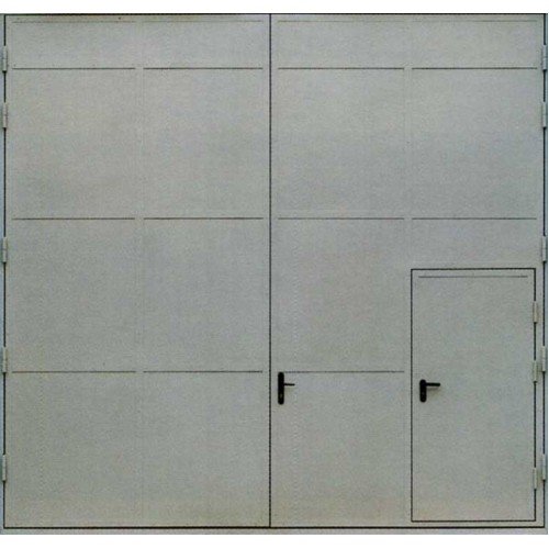 Ворота ангарные распашные