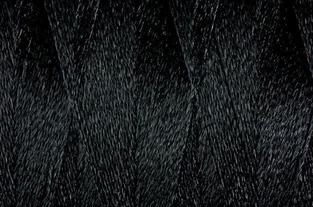 Черные нитки фактура