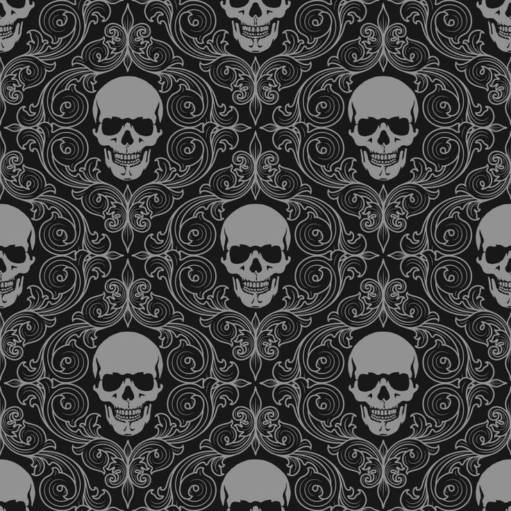 Череп орнамент