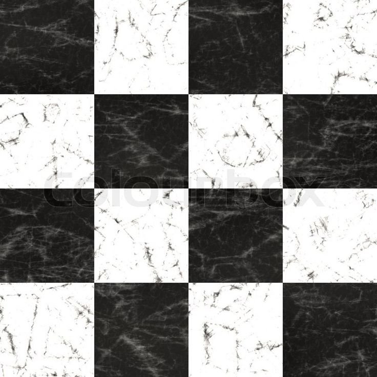 Черно белая плитка