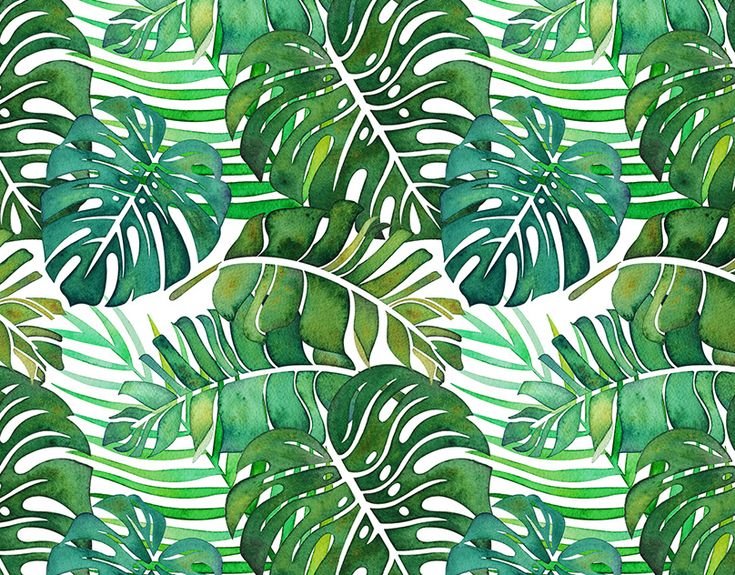 Аффреско пальмовые листья