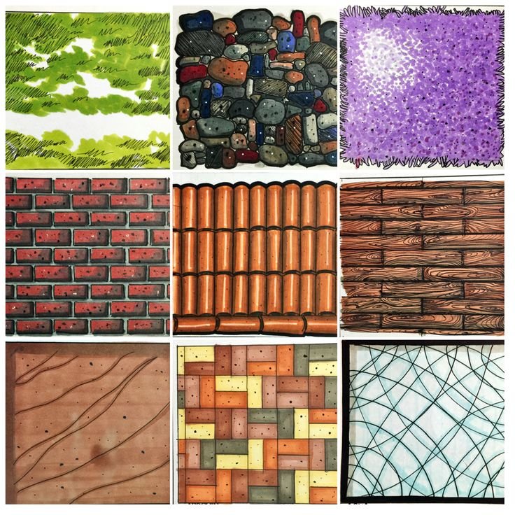 Фактура строительных материалов