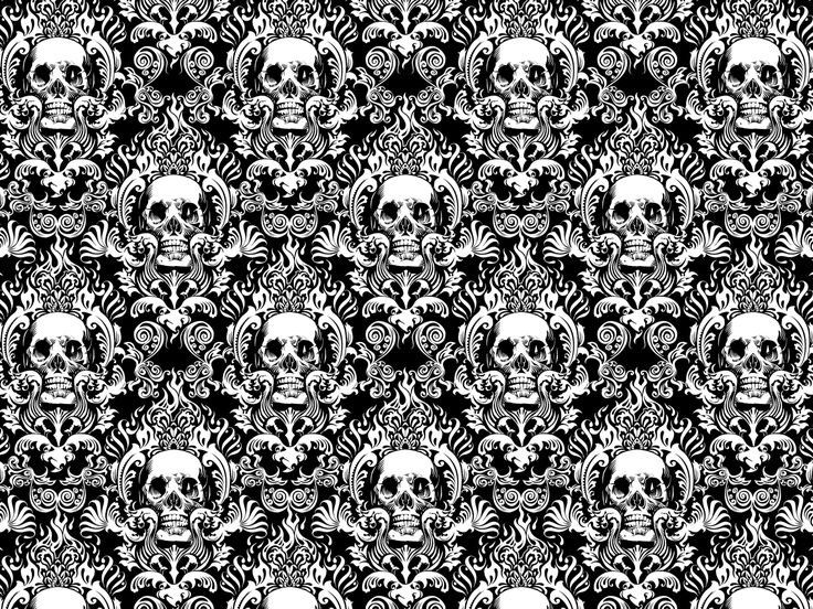 Мексиканский череп паттерн