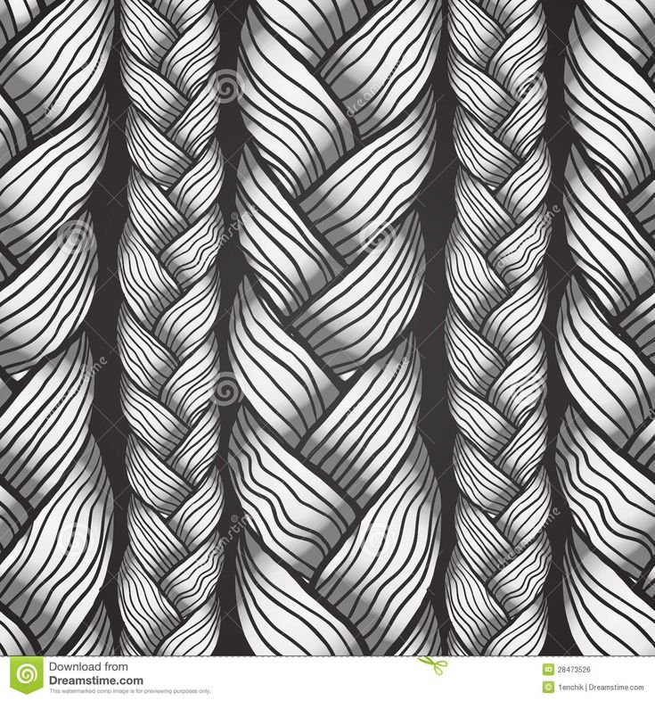 Ткань косичка