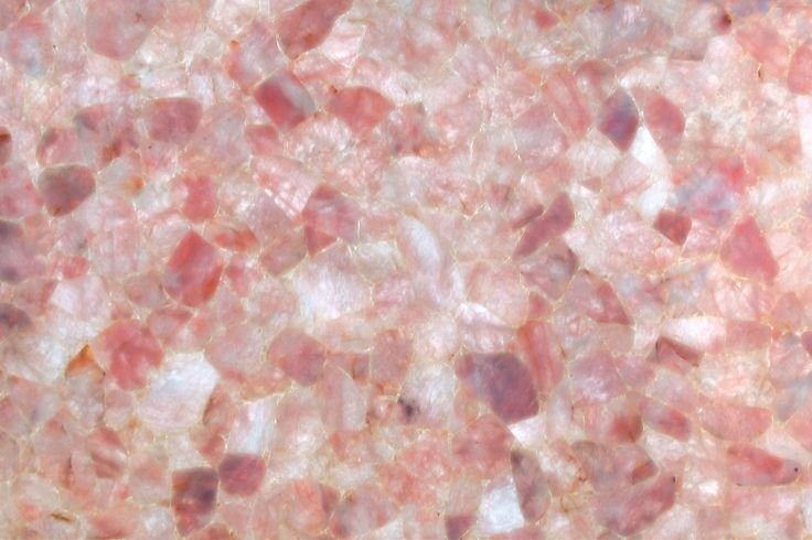 Розовый кварц слэб