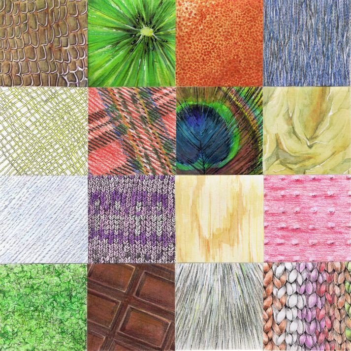 Разные фактуры ткани