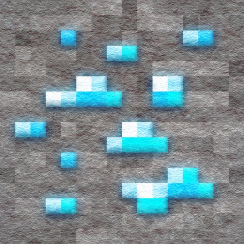 Блок алмазной руды майнкрафт