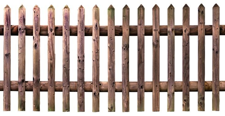 Деревянный заборчик