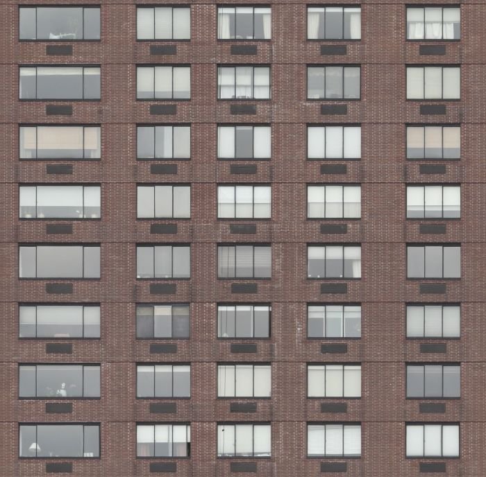 Фасад многоэтажного дома