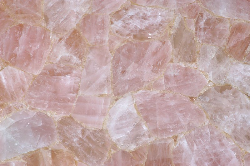 Розовый кварц слэб