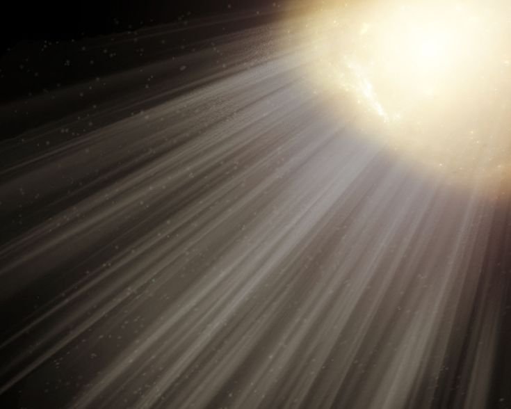 Лучи света эффект