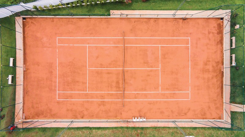 Теннис корт сверху
