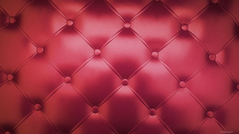 Каретная стяжка красный бархат