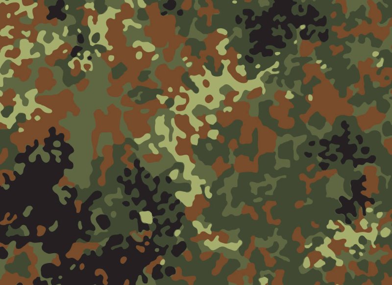 Немецкий камуфляж флектарн