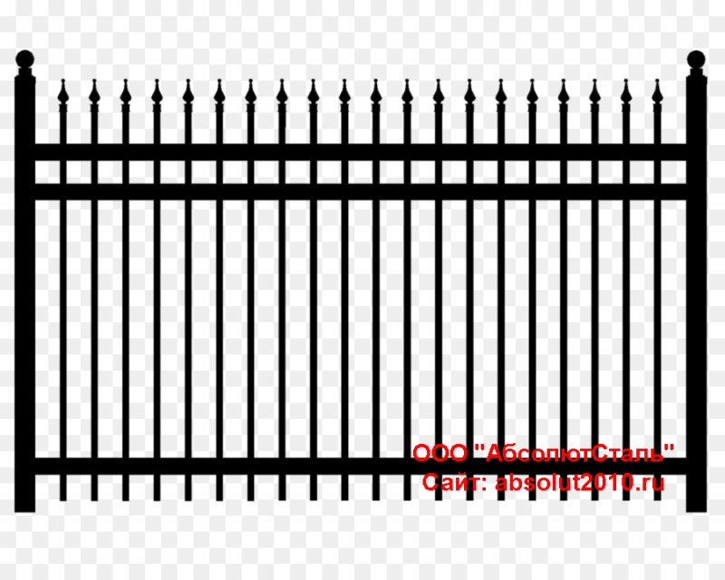Забор металлический прозрачный