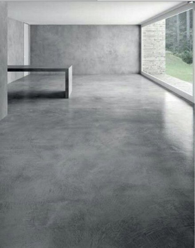 Наливной пол микроцемент