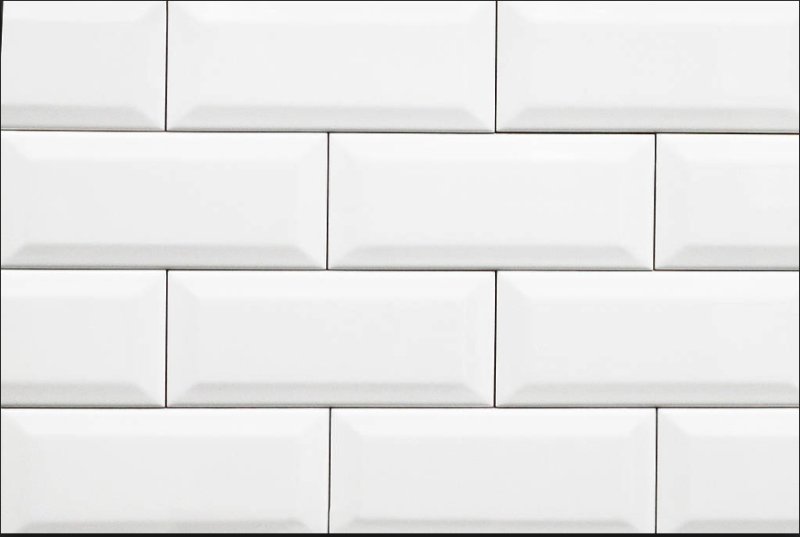 Плитка кабанчик 10 20 белая