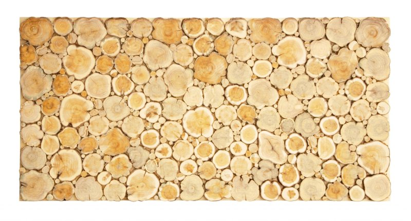 Панно из спилов можжевельника 1000х500 мм