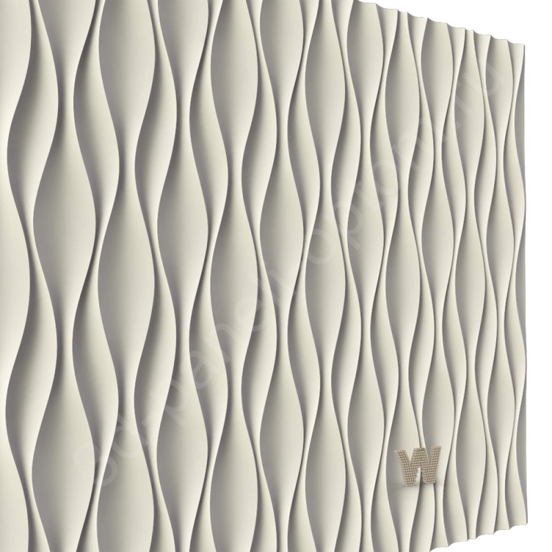 3d гипсовая панель "волна Атлантика"