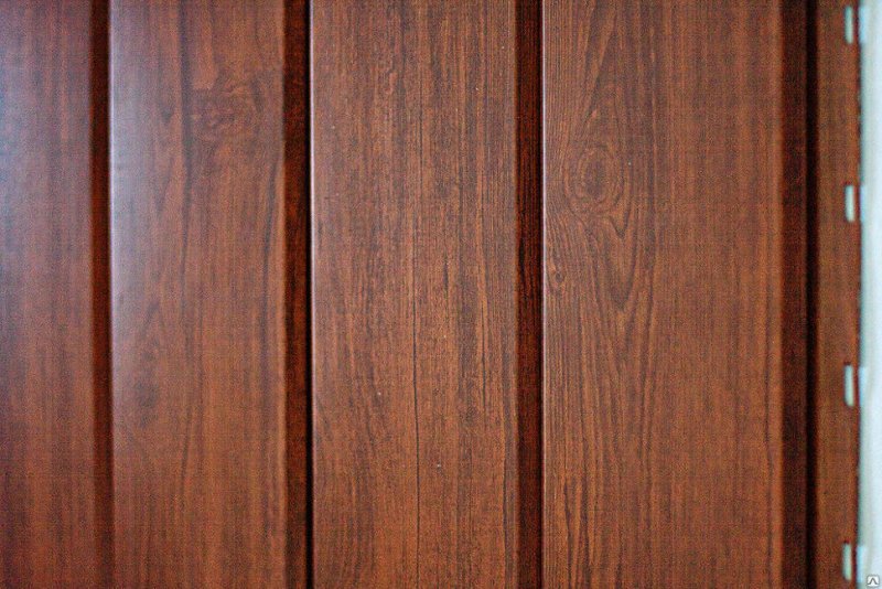 Сайдинг Lбрус-15х240 (Ecosteel-01-мореный дуб-0.5)