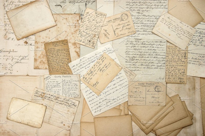 Старинная бумага для писем