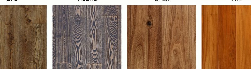 Фактура разных пород дерева