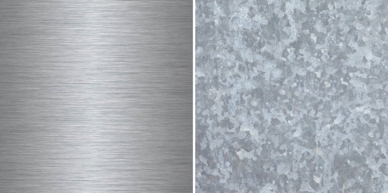 Оцинкованная сталь цвет