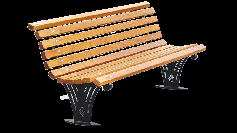 Лавочка на прозрачном фоне