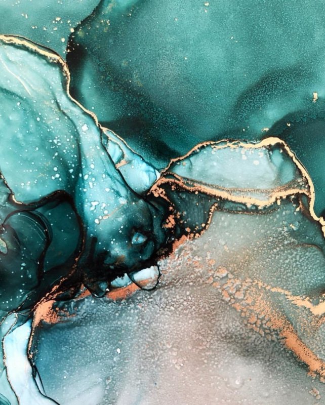 Картина бирюза