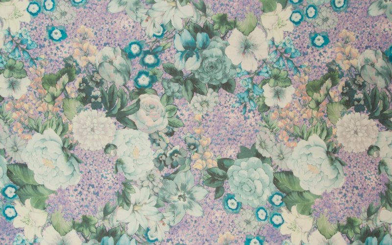 Ткань с цветами