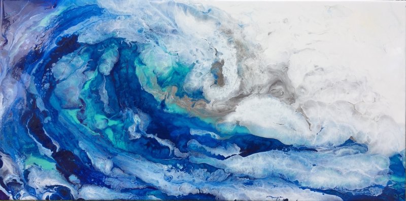 Картина с разводами