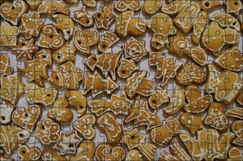 Красивое печенье