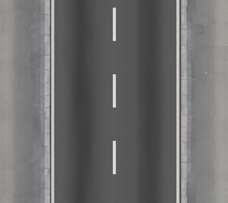 Текстура асфальта для Blender бесшовная