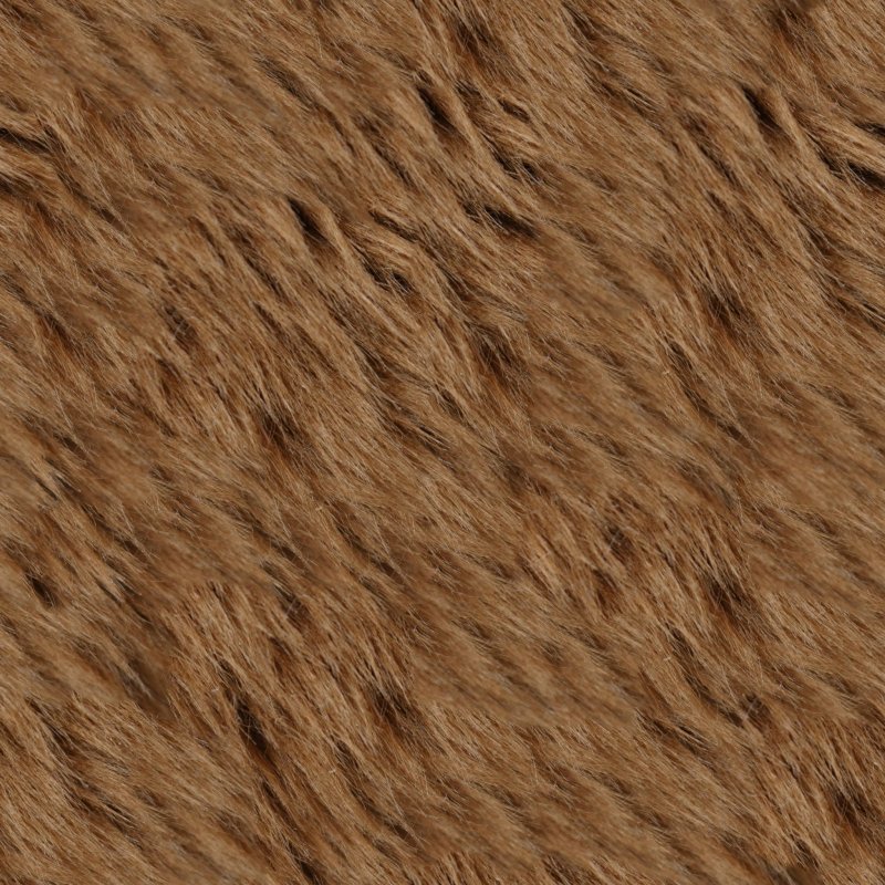 Коричневая шерсть