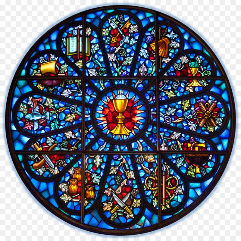 Витраж круглый